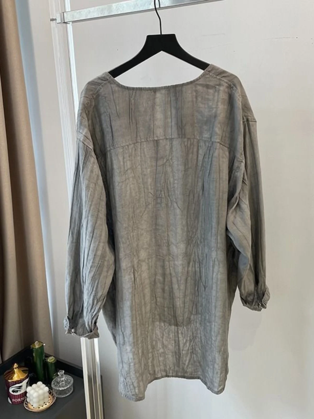 Ele Cotton Linen irt Cardigan aperto sottile da donna Set protezione solare Pantaloni ort a gamba larga Set due pezzi Lungo Sve