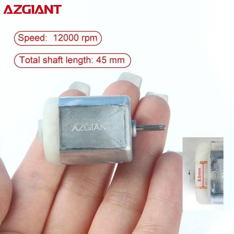 

FC280 DC Motor 12000 RPM 45mm DIY Repair Engine For Car Replacement Power OEM Accesseries Reverse Rotation Toy High Quality