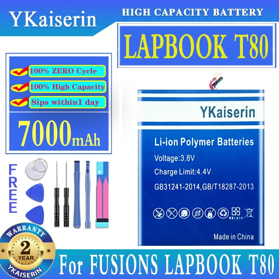 

YKaiserin Battery 7000mAh For FUSIONS LAPBOOK T80