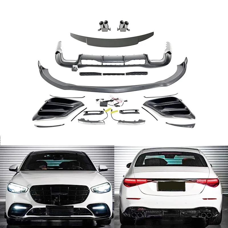 

2021/22/23 new year s-class W223 car upgrade to KO style auto parts body kit exterior accessories system