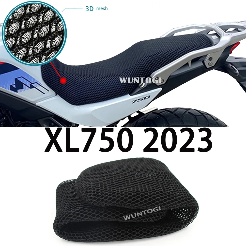 For Honda Transalp XL750 2023 Transalp XL 750 Accessories Motorcycle Seat Cover  2023 Seat Protect Cushion 3D Airflow Seat Cover