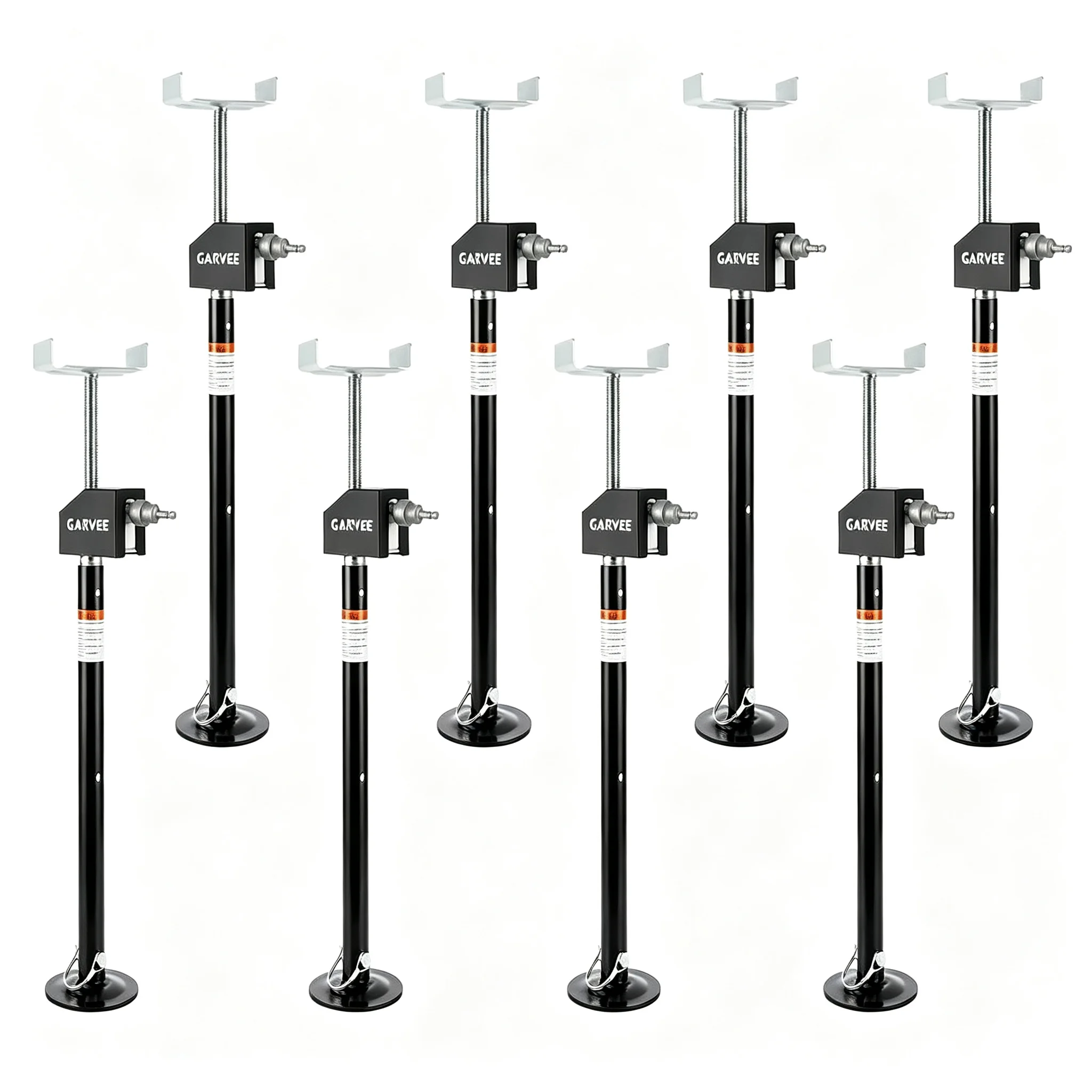 Tacleekii 8 Pack RV Slide Out Support JacksHeavy Duty Rv Stabilizer Jacks Support 21
