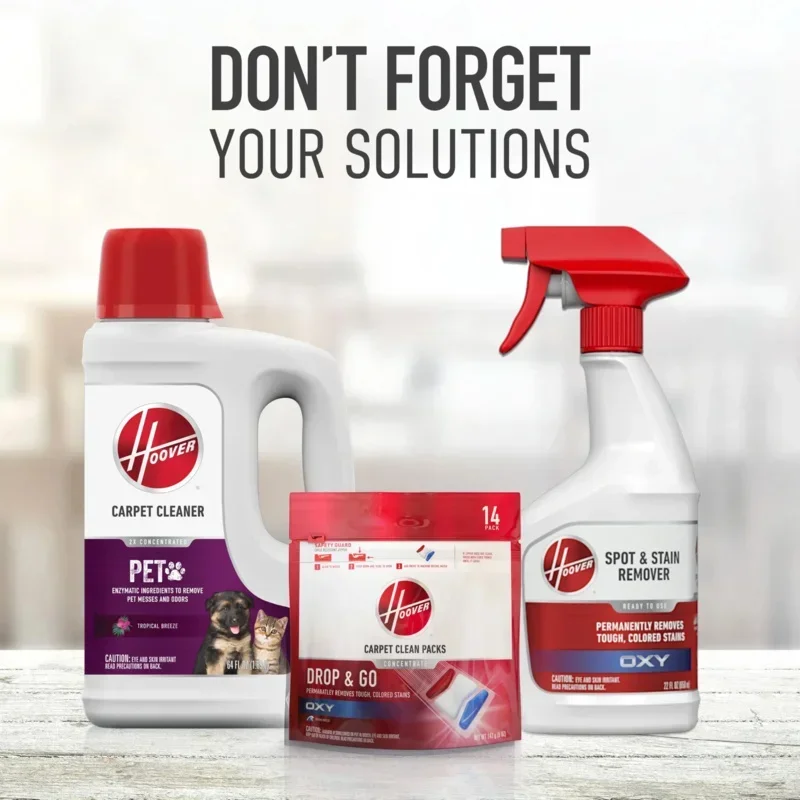 QWHoovvers,Black Power Scrub Elite Pet Upright Carpet Cleaner Shampooer,Lightweight Machine,With Storage Mat,FH50250B