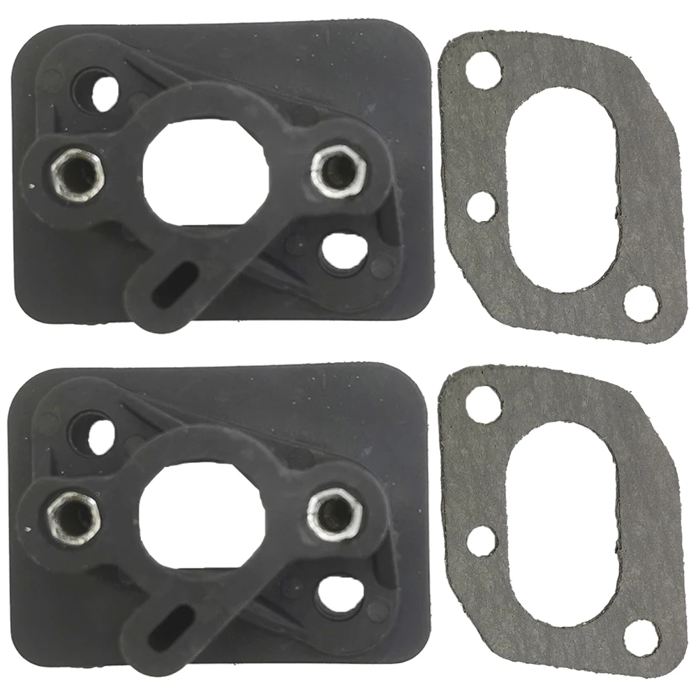 

2 комплекта впускного коллектора кустореза для деталей триммера 40-5 43CC 52CC, разъем базового карбюратора, впускная труба, адаптер карбюратора