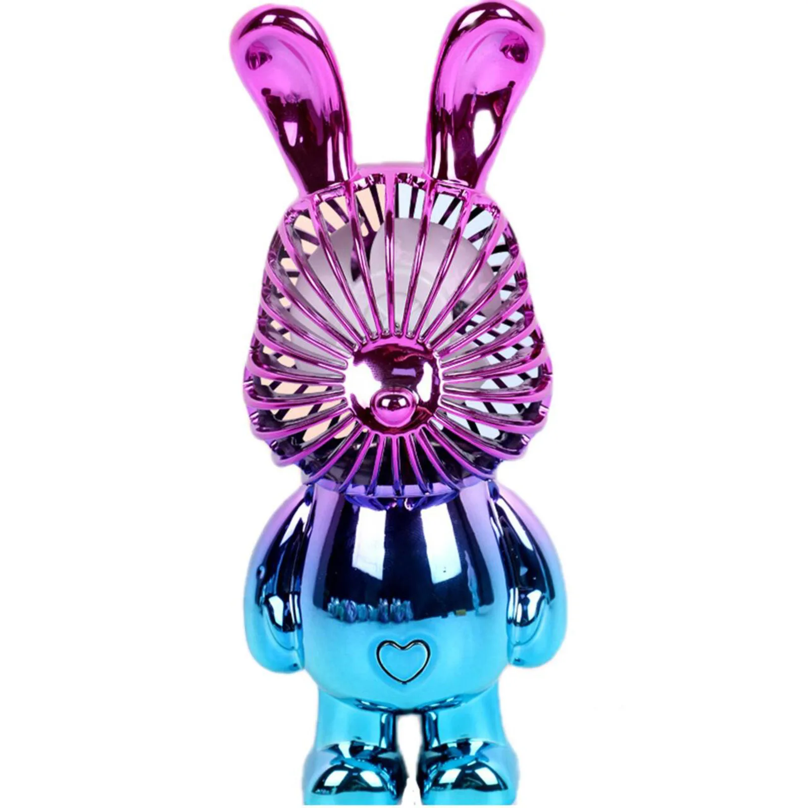 Cute Style Astronauts Handheld Usb Small Fan Classroom Office Desktop Charging Silent Strong Wind Student Ins High-looking Gift