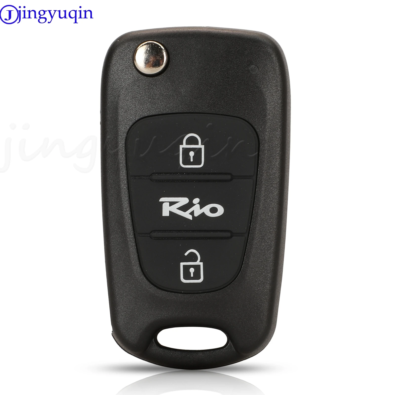 

Jingyuqin 3 Buttons Folding Smart Remote Car Key Shell Case For Kia Rio 3 Picanto Ceed Cerato Sportage K2 K3 K5 Soul