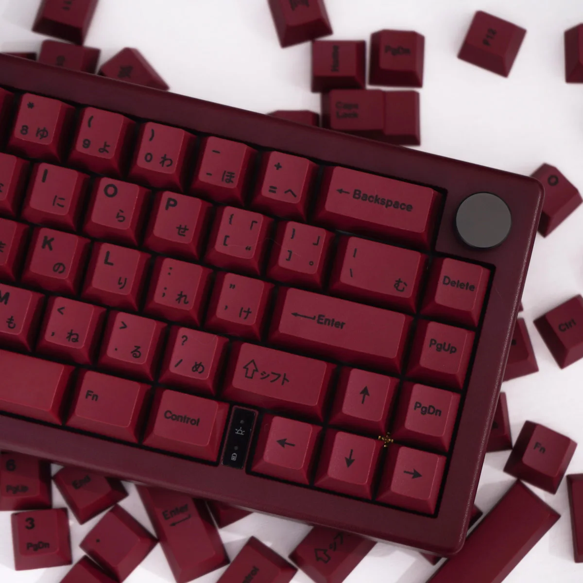 140 Keys Minimalist Red theme Keycap PBT material Cherry Profile suitable for mechanical keyboard