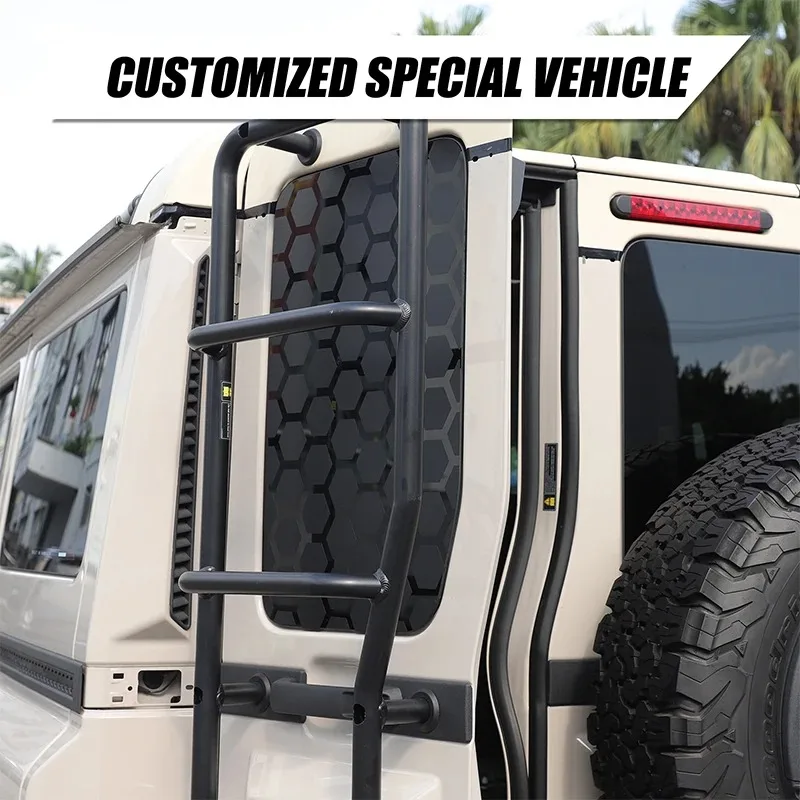 

For Ineos Grenadier 2020-2025 PVC Black Honeycomb Car Tail Side Window Sticker Vinyl Sticker Car Accessories