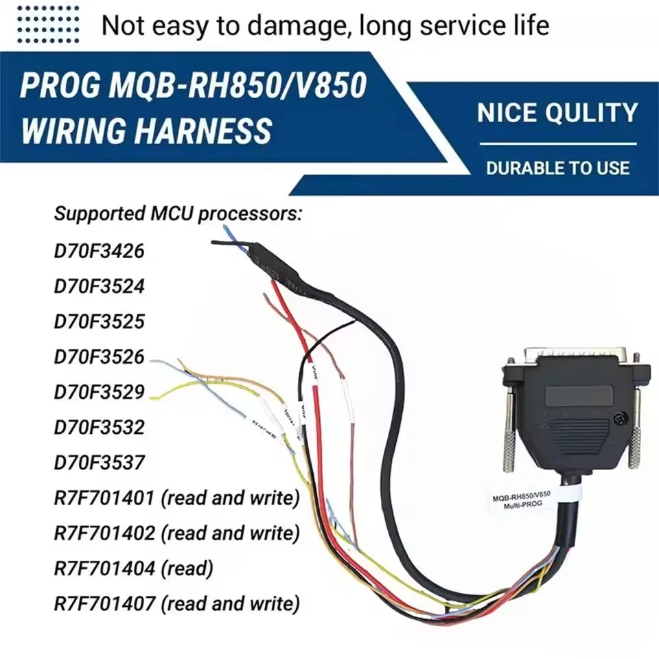 Picture 7: Xhorse XDMPR8GL MQB RH850/V850 Adapter Cable Only For Xhorse Multi Prog Programmer Pro-level For IMMO Calibration Read MQB49/5C