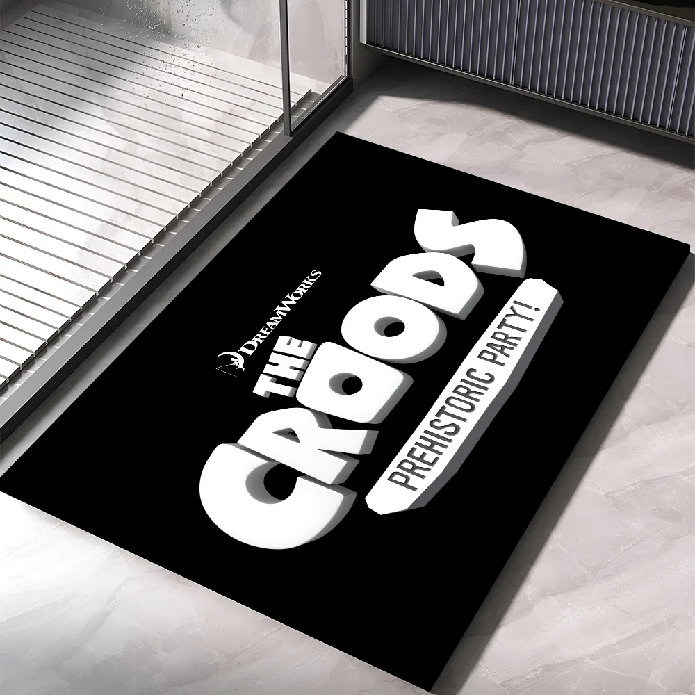 

1 шт. 1 шт. D-disney The Croods напольный коврик для дома, спальни, кухни, нескользящий напольный коврик, впитывающие противообрастающие дверные коврики