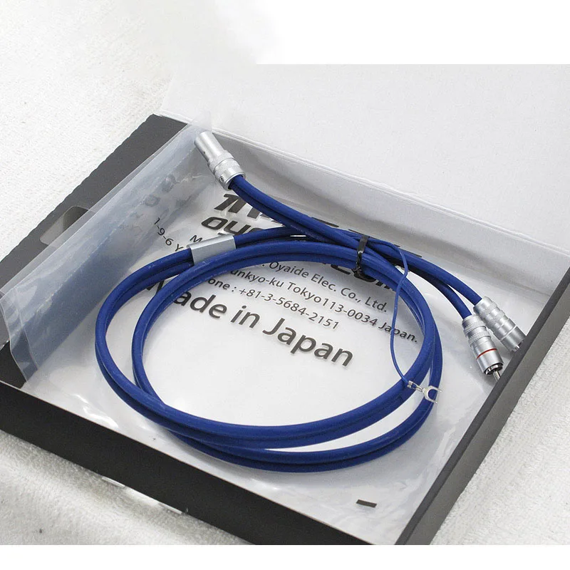 Original Japan OYAIDE PA-2075DR RR Turntable DIN Phono Interconnect Cable