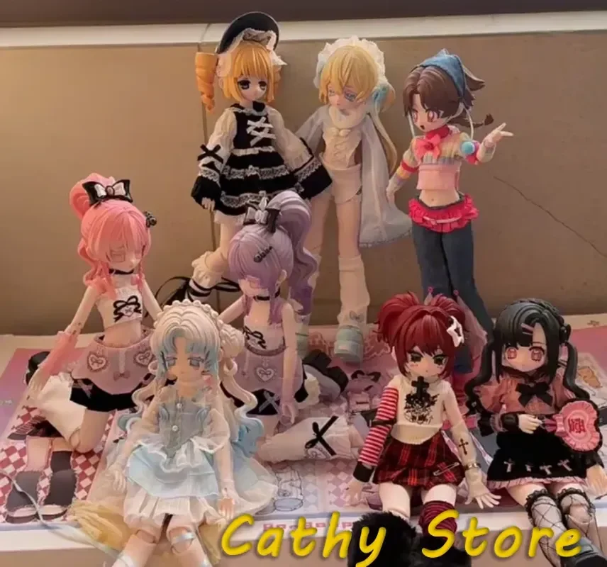 

1/6 Bjd Blind Box Candy Galaxy Kawaii Monster Cute Girl Mobile Doll Mystery Box Candy Pocket Action Figurine Model Birthday Gift