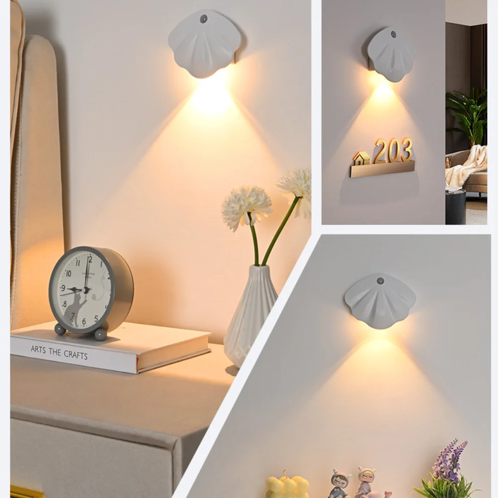 

Magnetic suction free wiring indoor wall light house light, charging intelligent led human body sensor light night light