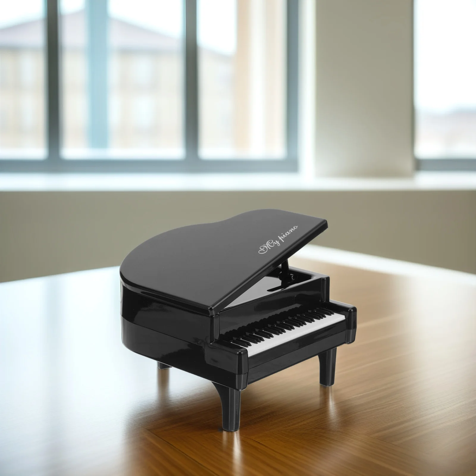 Celengan Piano Kecil Tahan Lama Praktis Tempat Uang Dekorasi Rumah Penyimpanan Koin Dekoratif Celengan Piano Dekoratif