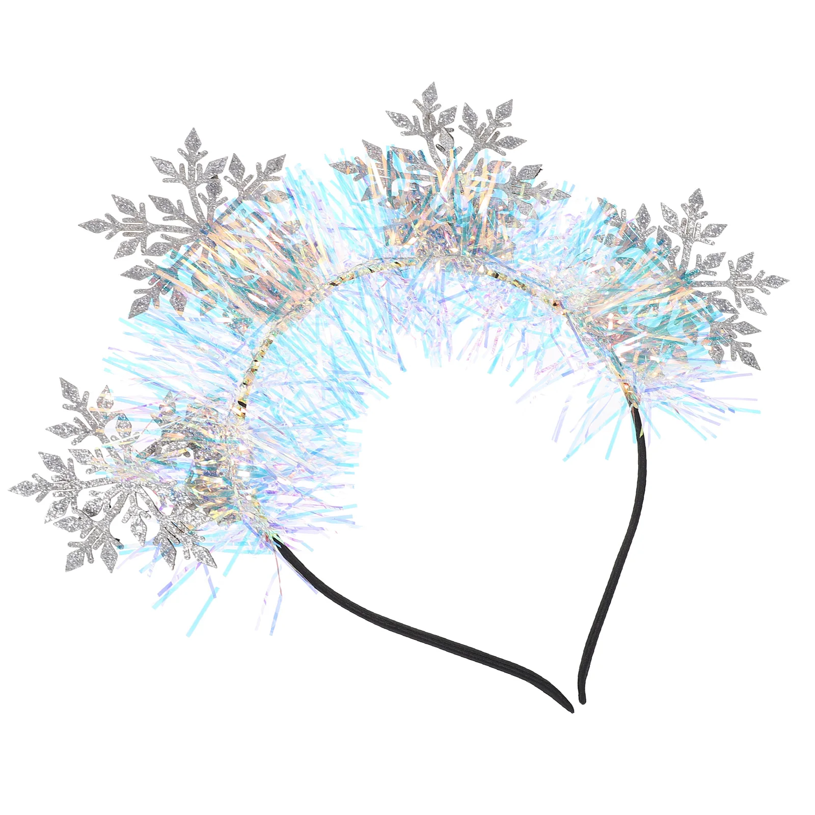 

Glitter Snowflakes Headband For Women Christmas Party Hair Accessories Decorative Headband Lightweight Snowflake Hairband