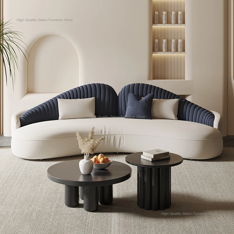 

Italian Designer Beauty Salon Sofas Nordic Creative Homestay Hotel Reception Sofa Apartment Business Furniture Transat FYSS