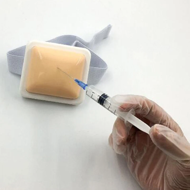 

1Pcs Injection Pad-Plastic Intramuscular Injection Training Pad Nurse Medical