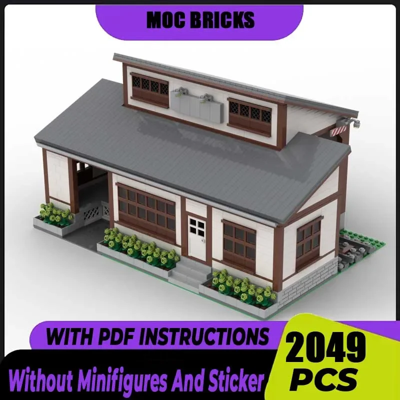 

Moc Building Multipurpose Trackside Model Bricks Technology Blocks Construstion City Street View Model Toy DIY Set Assembly Gift