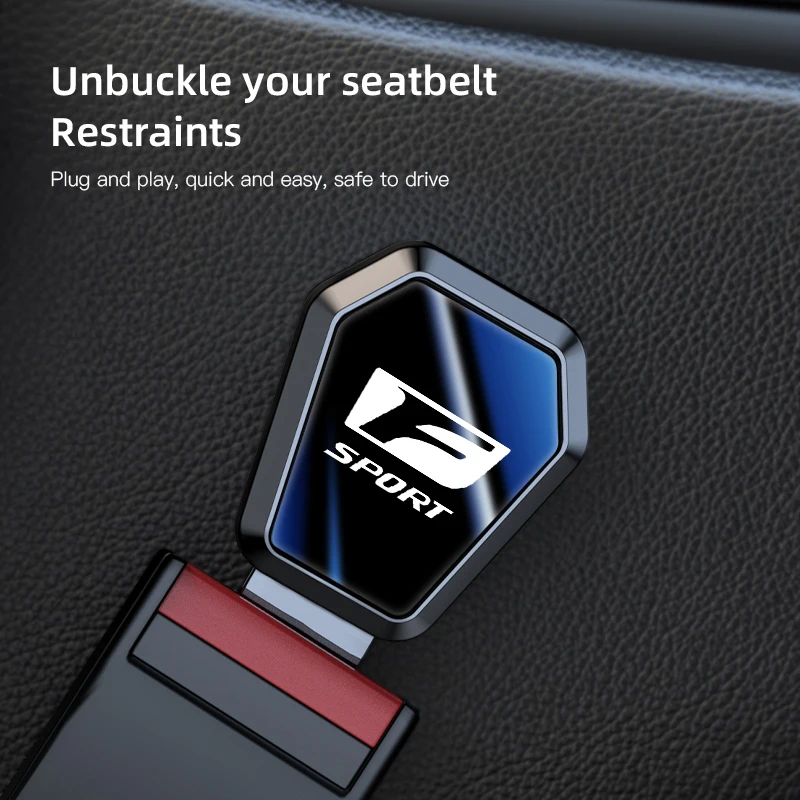 مقعد السيارة قفل أمان مشبك حزام الأمان كليب موسع لكزس F SPORT RX330 IS250 Ct200h ES300h RX350 IS300h NX300h RX400h ES350