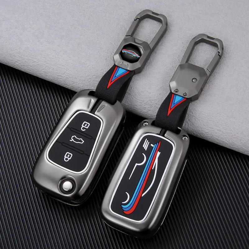 

Car Key Case Full Cover for Kia K5 K3 K2 K4 Rio Sportage Forte Carens Sorento Kx3 Kx57 Cross Flip Remote Key Shell Fob Protecter