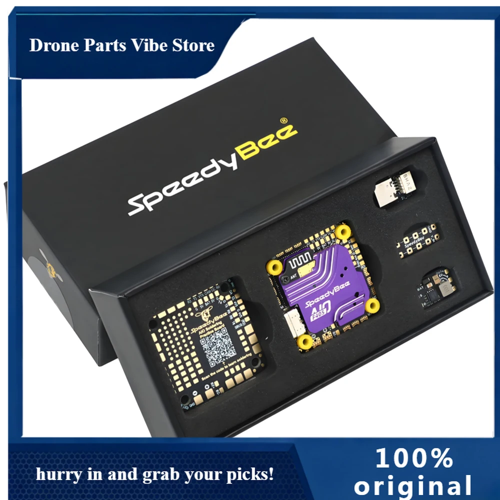 

APSpeedyBee F405AIO F405 AIO 40A Bluejay 25.5x25.5 3-6S Flight Controller For FPV Racing Drone Quadcopter