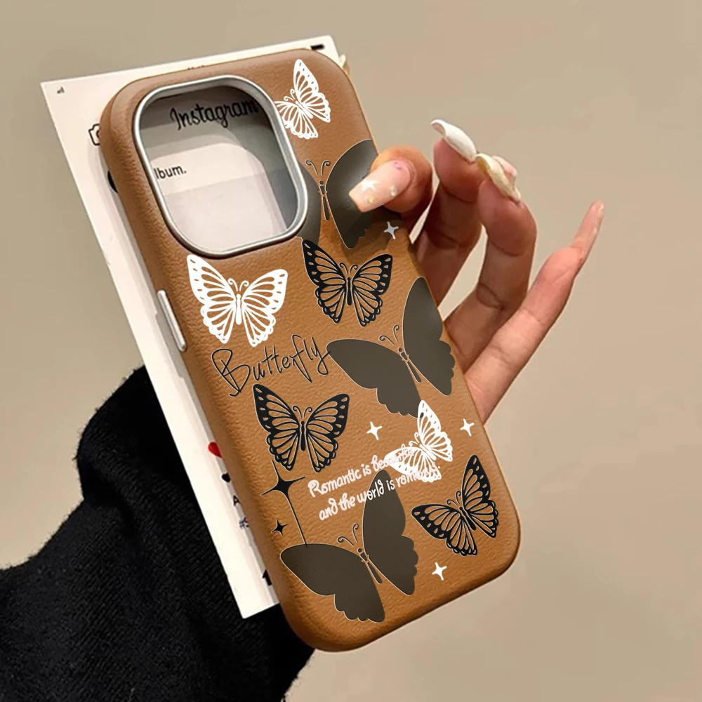 Luxuriöse Schutzhülle mit Schmetterlingsmotiv für Samsung Galaxy S25 S24 S23 Ultra S22 S21Plus FE A57 A56 A55 A54 A53 A36 A35 A34 5G INS Funda – Detail 4