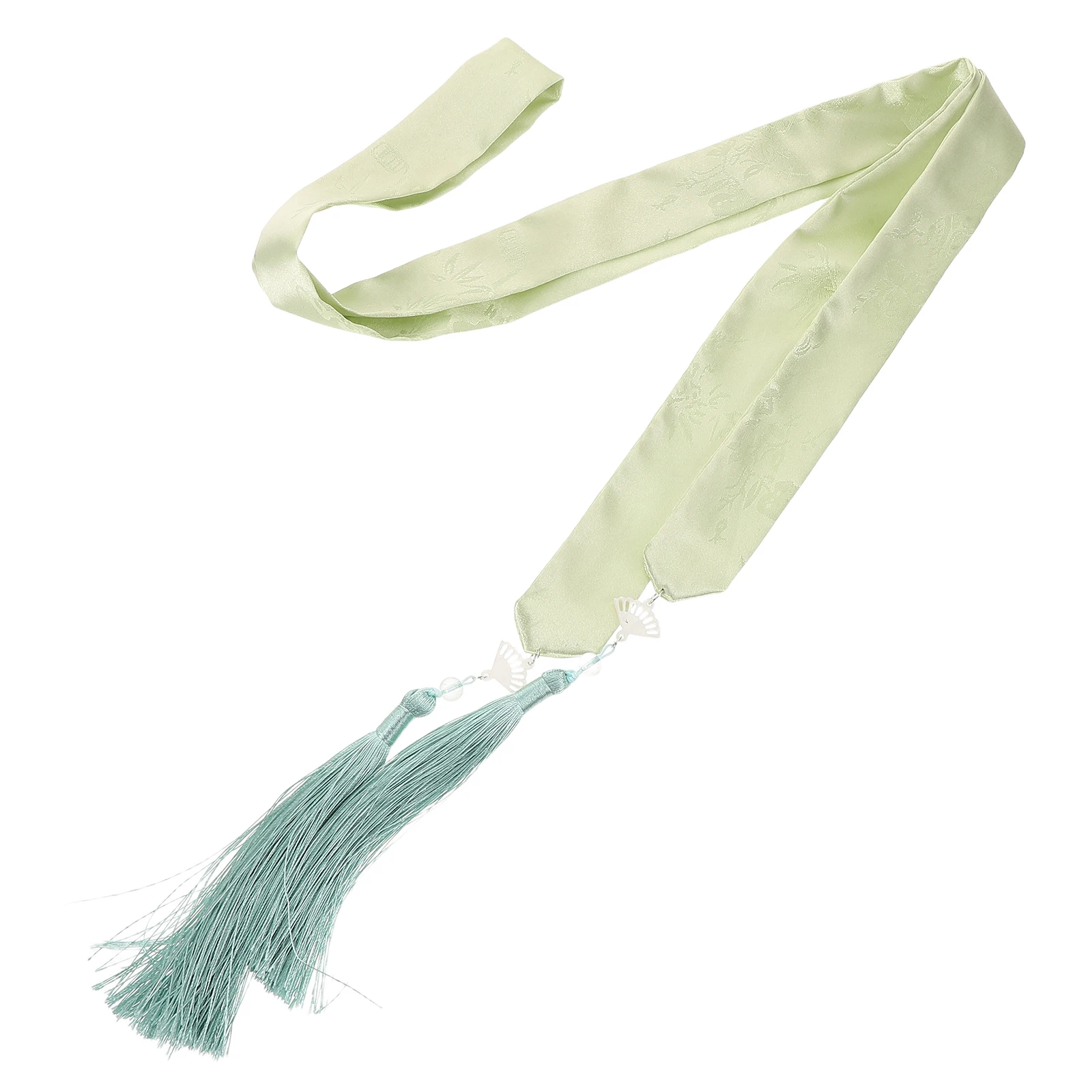 

Hanfu Hairband Elegant Vintage Headwear Chinese Tassel Ties Silky Accessory Ornaments Cloth Stylish Headbands