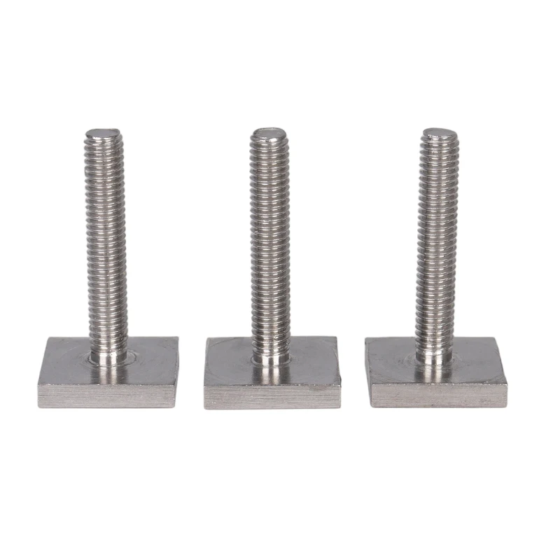 3pcs Stainless Steel Screw Chute Rail Track T-Shape Bolt Head Bolt for Thule FreeRide 532 Hardware Fastener Tool Supplies