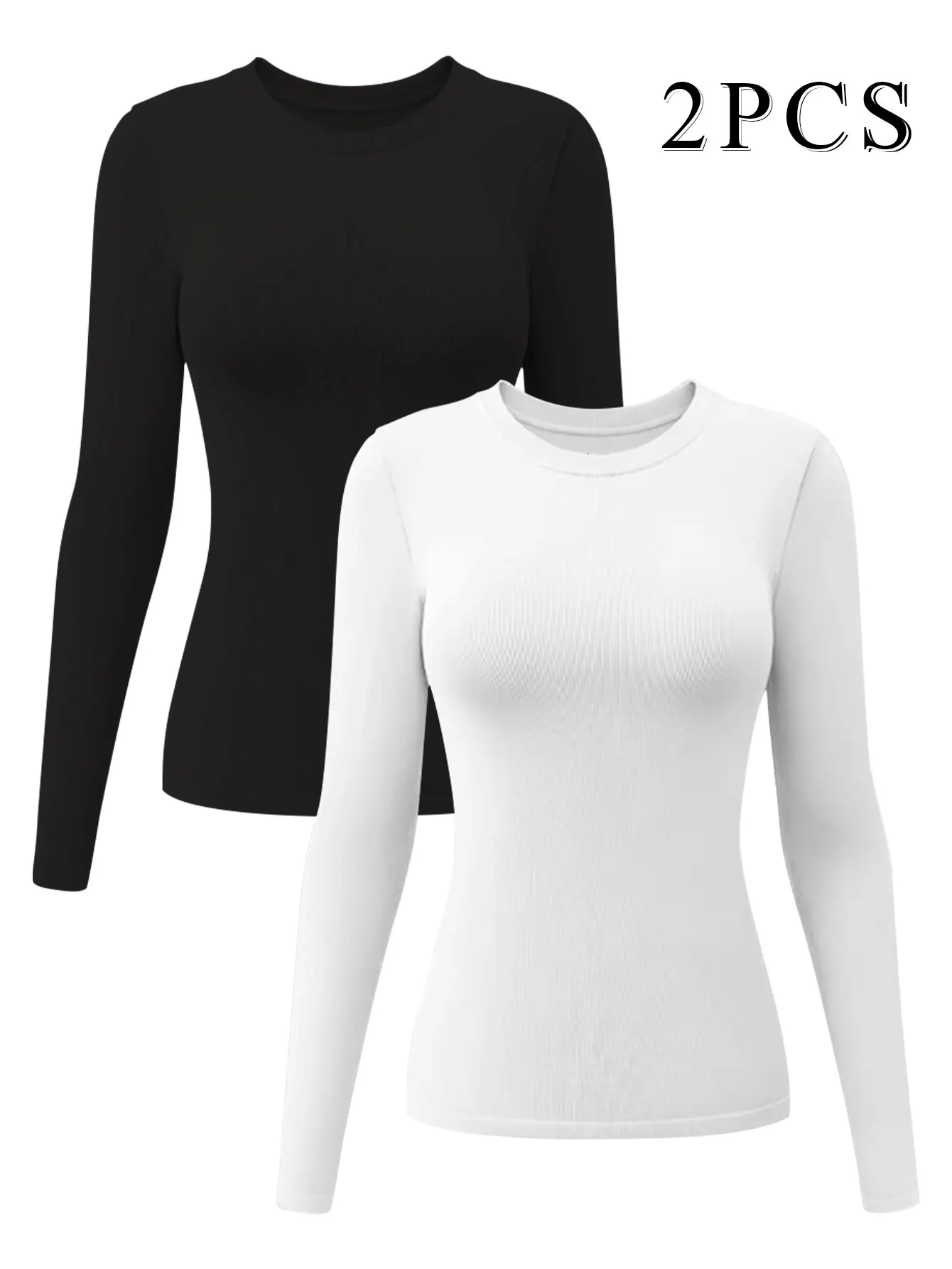 CZGUKE Damen-Langarm-Fitness-T-Shirt, Yoga-Shirt, weich, für Sport, Fitness, vier Jahreszeiten, atmungsaktiv, zum Laufen, Sport, Abnehmen