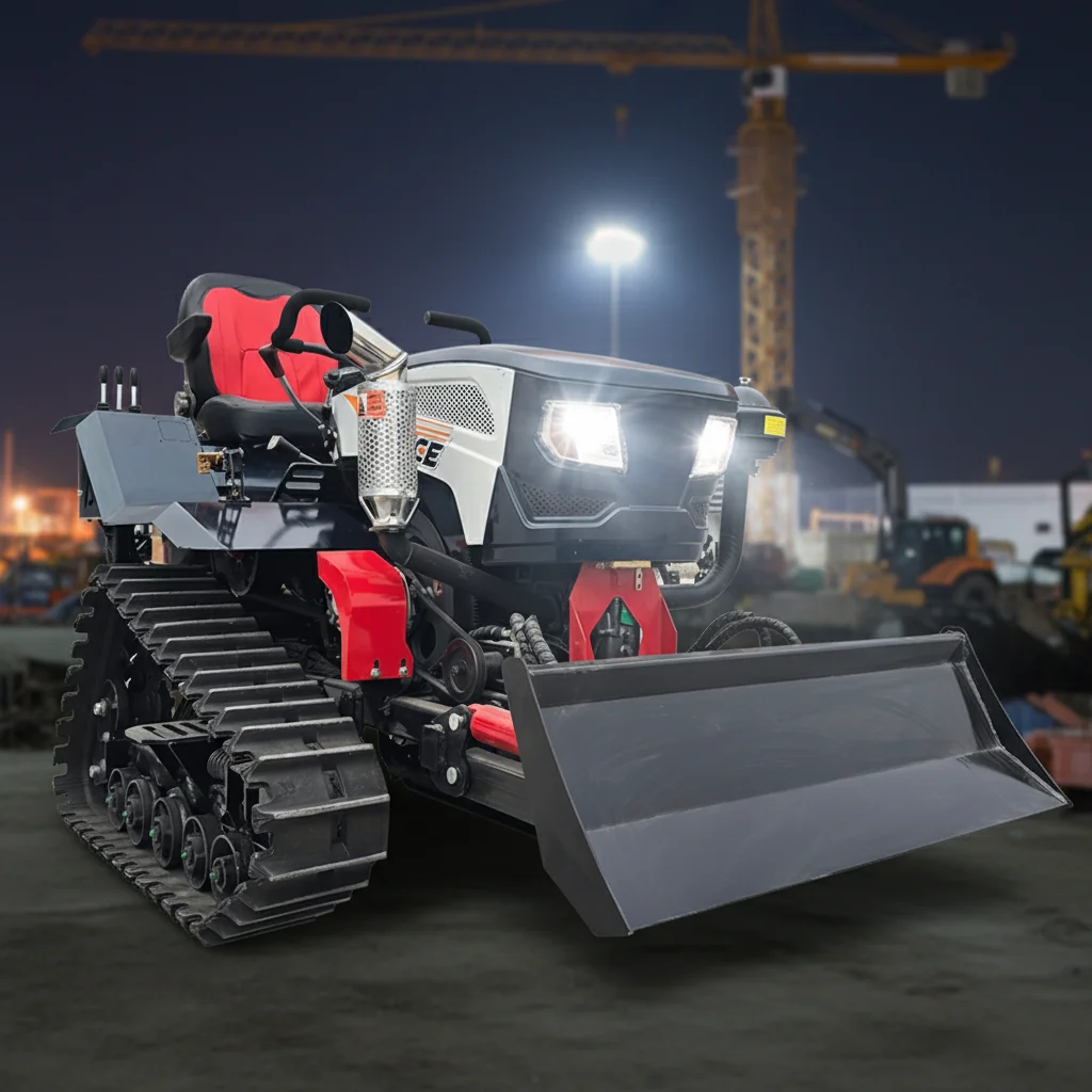 

Customize 50hp Crawler Tractor With Ditching Attachment Farm Equipment
