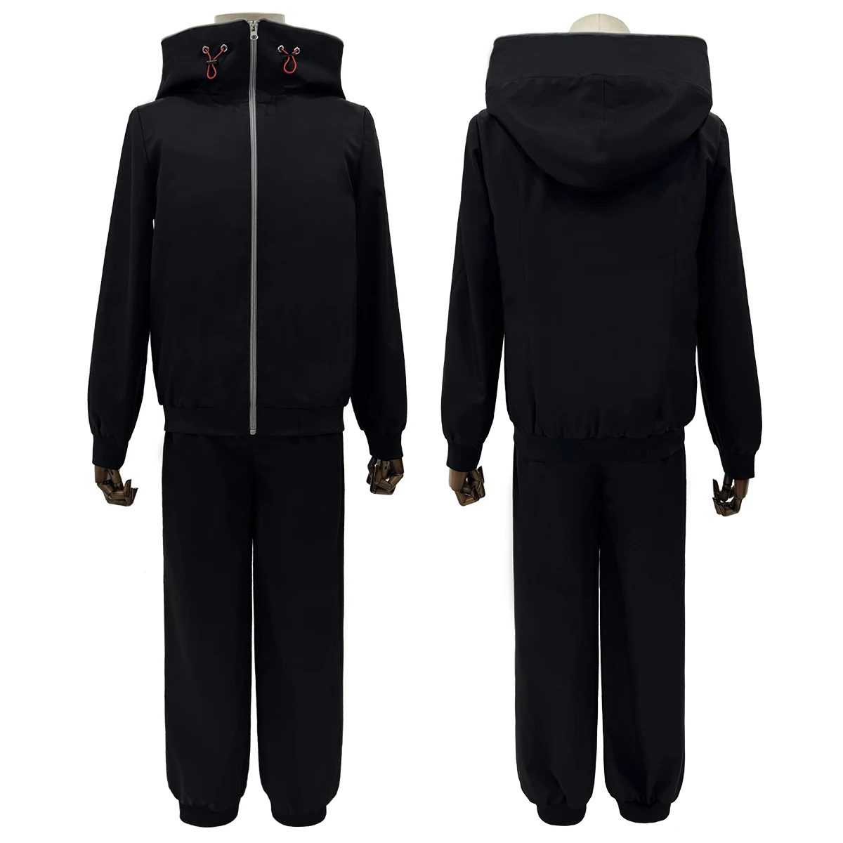 

HOLOUN Jujutsu JJK Anime Itadori Yuji Cosplay Costume Wig Latest Hoodie Pants Halloween Christmas Convention Rose Net Synthetic