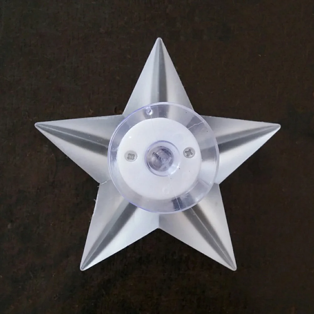 10 قطعة LED الخماسي ضوء الليل التحول لينة توهج لغرفة النوم غرفة الحضانة ديكور نجمة على شكل تركيب المصابيح #1