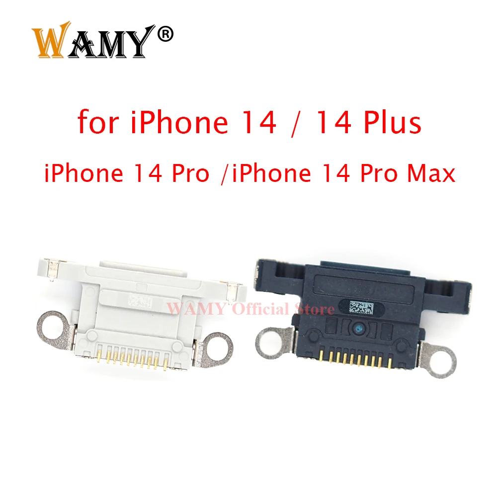 WAMY New Mini USB Jack Charging Port Connector for iPhone 14/ 14 Plus iPhone 14 Pro / 14 Pro Max