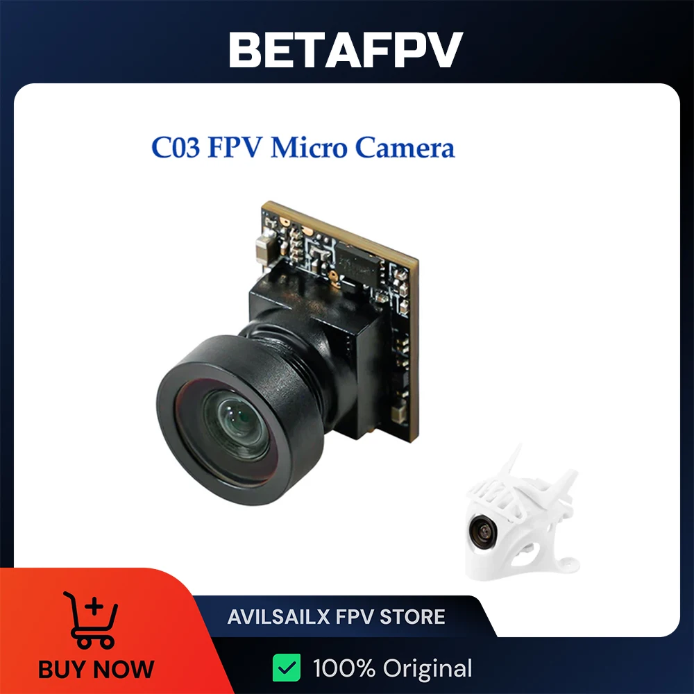 

​BETAFPV C03 Camera 1200TVL with WDR | Replacement for M03 VTX | 160° FOV 2.1mm Lens for FPV Drone​