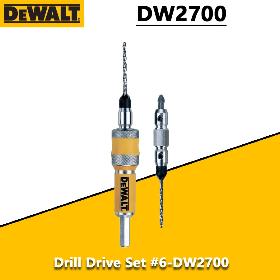 Imagem -03 - Dewalt-wood Drill Bit Grupo Flip Drive Unidade Completa Escareador Acessórios Dw2700 em 1