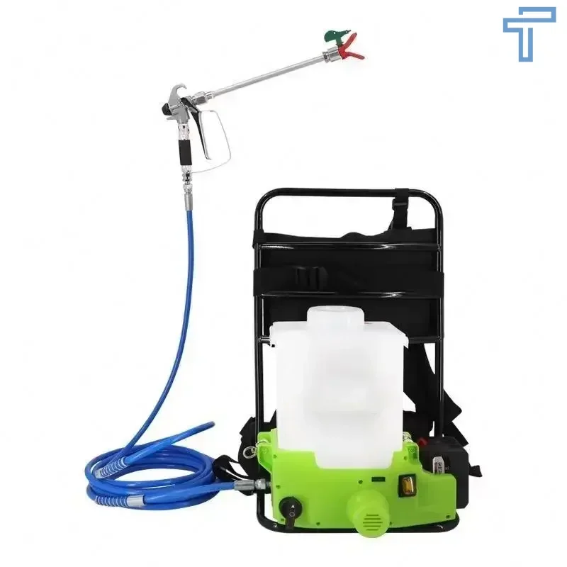 

Handheld high-pressure and high-power spray gun backpack lithium battery charging wall paint emulsion paint spraying machine