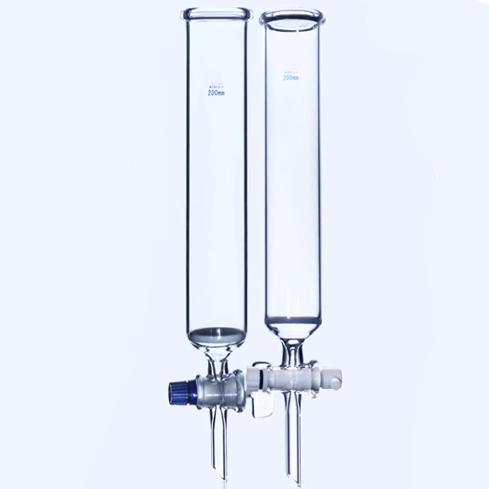 16/22/30/40mm X 200/300400mm Boro. Glass Sand Core Chromatography Column Labrotary Glassware Chemical Experiment