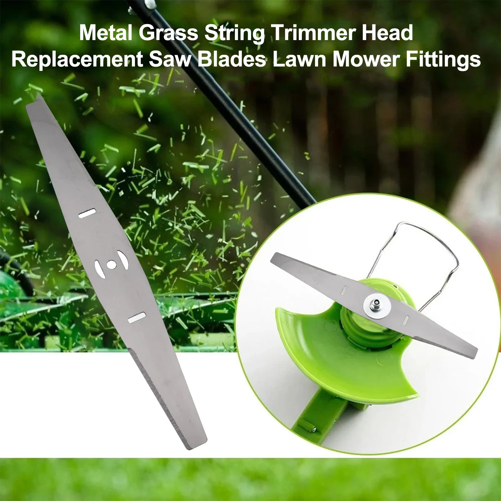 150/200mm Steel Brushcutter Head  Grass Trimmer Saw Blades Accessories For  Electric Lawn Mower Spare Parts Accessories