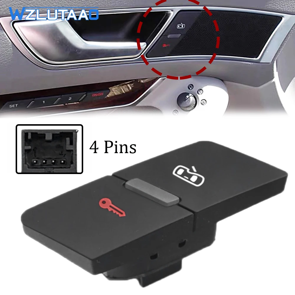 

Front Rear RH LH Door Lock Unlock Switch Button 4FD962108 4FD962107 4FD962108A 4FD962107A For Audi A6 S6 2005-2008 2009-2011
