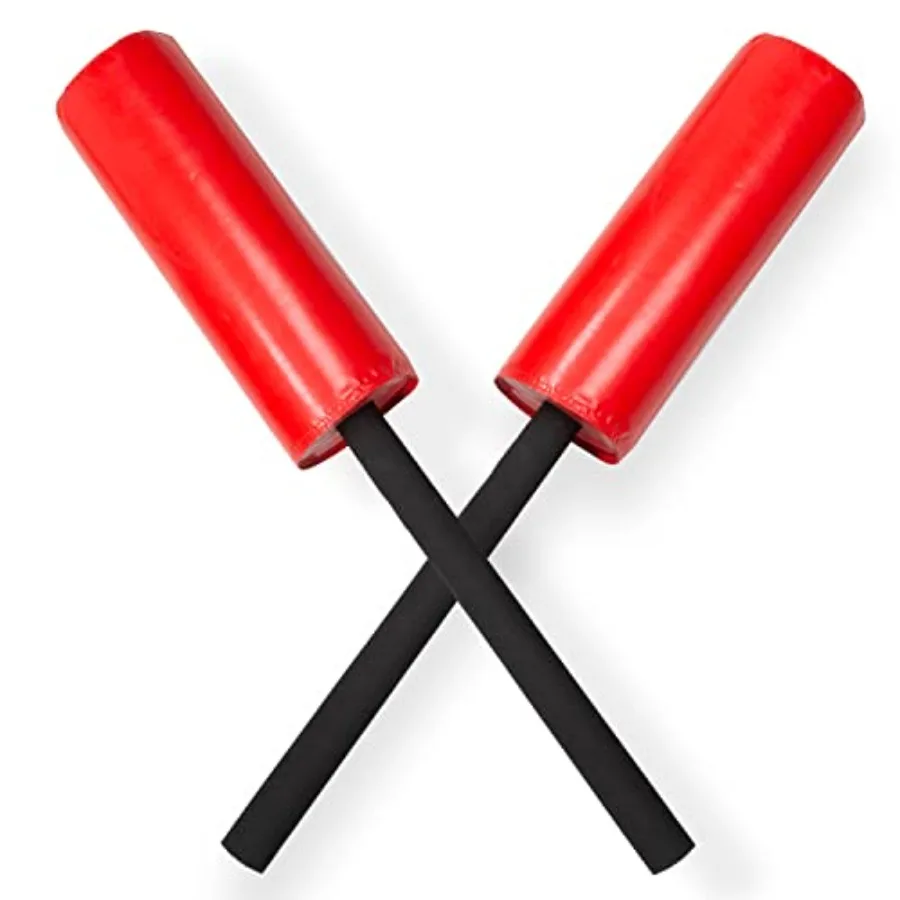 

Padded Blocking Guards 2 Pack Red Contact Sticks Football Blocking Pad Tackling Dummies for Football Hitting Pads for Defender