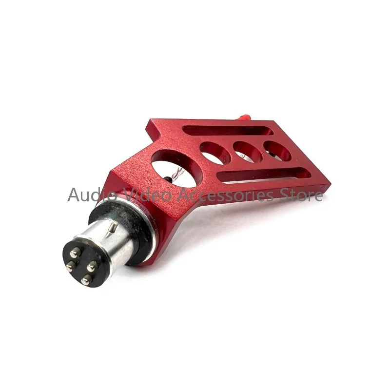 Cartucho de liga de alumínio stylus suporte escudo com fio prata pura esterlina para plataforma giratória lp vinil record player acessório alta fidelidade