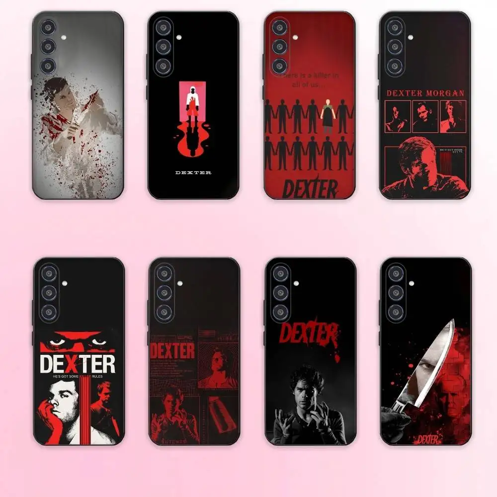 

D-Dexter M-Morgan phone Case For Samsung Galaxy A73,A72,A71,A70,A53,A52,A51,Others Soft Black Shell