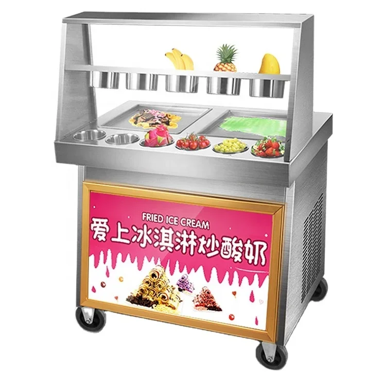 Ice Cream Machine Ice Cream Maker Roll Maker Machine Fried Yogurt Machine