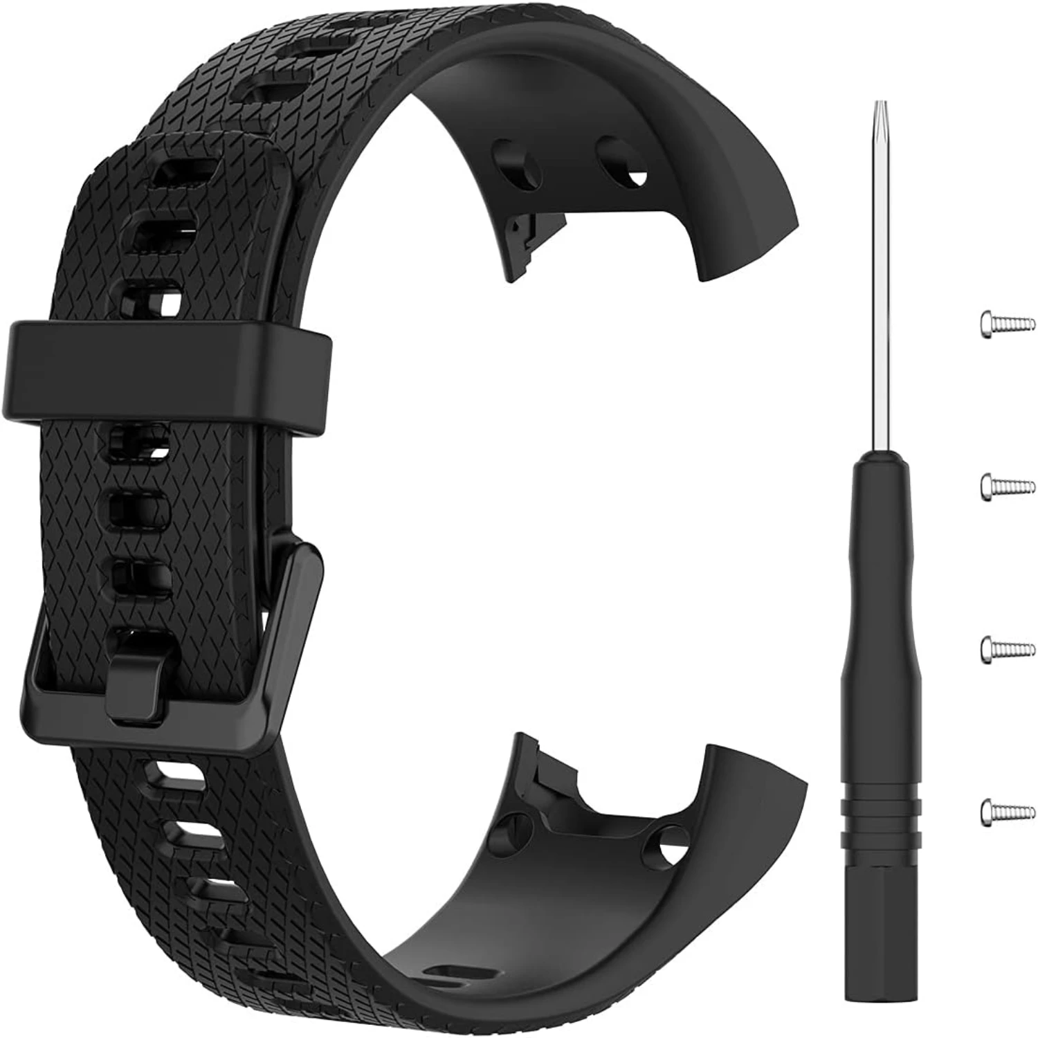 

Elevate your fitness routine with this stylish, high-quality silicone sport watch band for your Vivosmart HR fitness tracker. Le