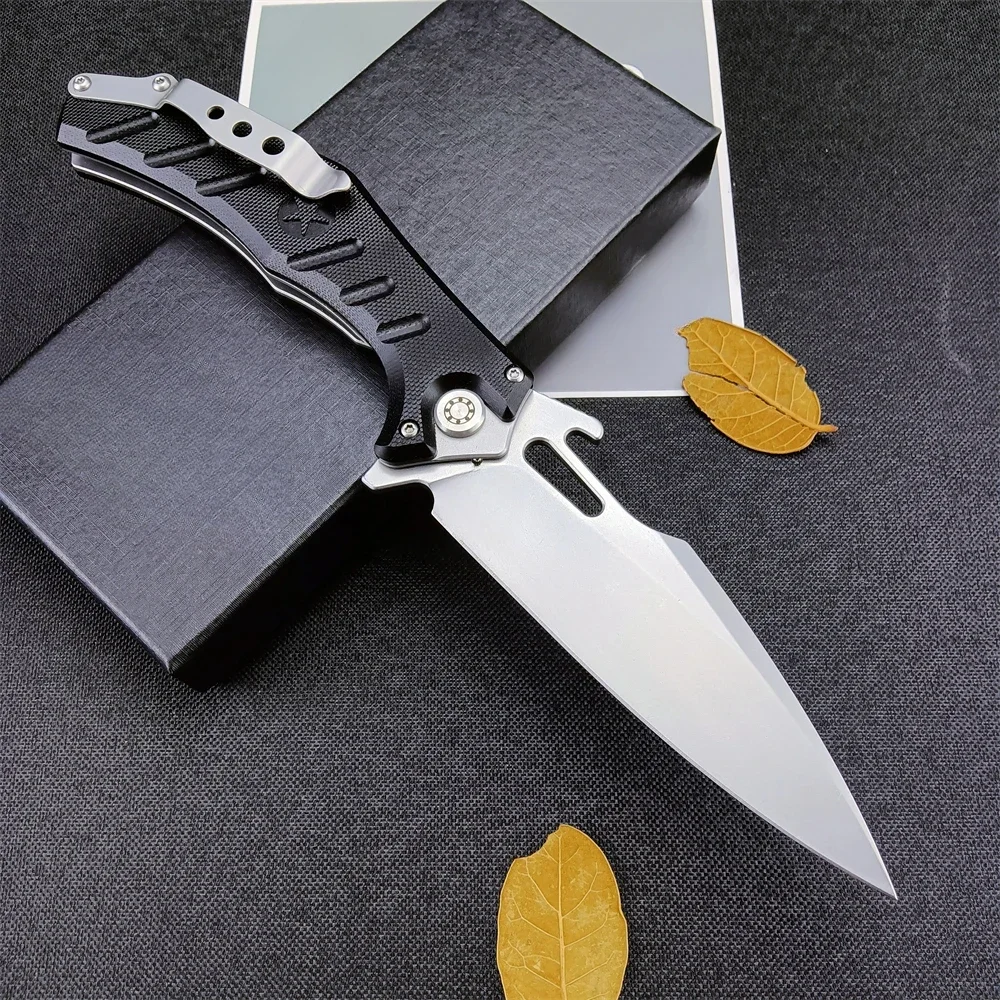 Russia HOKC Folding EDC Knife D2 Blade G10 Handles Outdoor Pocket Hunting Self-defense Durable Combat Tactical Portable Tools