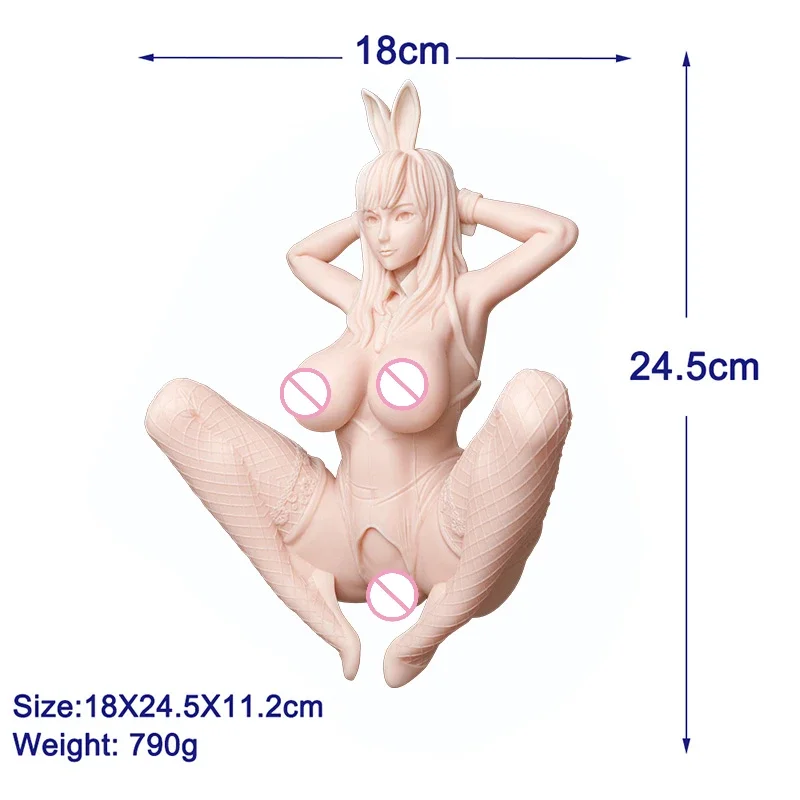 Bunny Girl Anime Figure Masturbator Sex Doll Anus Sex Doll Adult Sex Product Real Vagina Erotic Toys Sucking Juguete Sexual Shop image 5