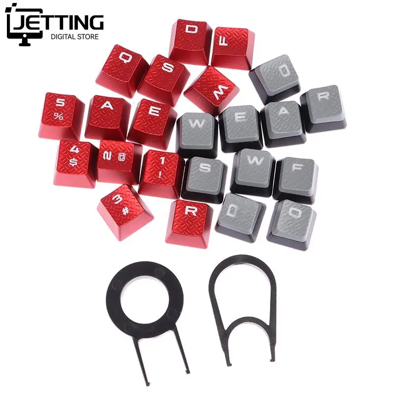 10pcs Non-Slip RGB Keycaps for Corsair K70 K65 K95 G710 ANSI Layouts OEM for MX Switch Mechanical Keyboard Accessories