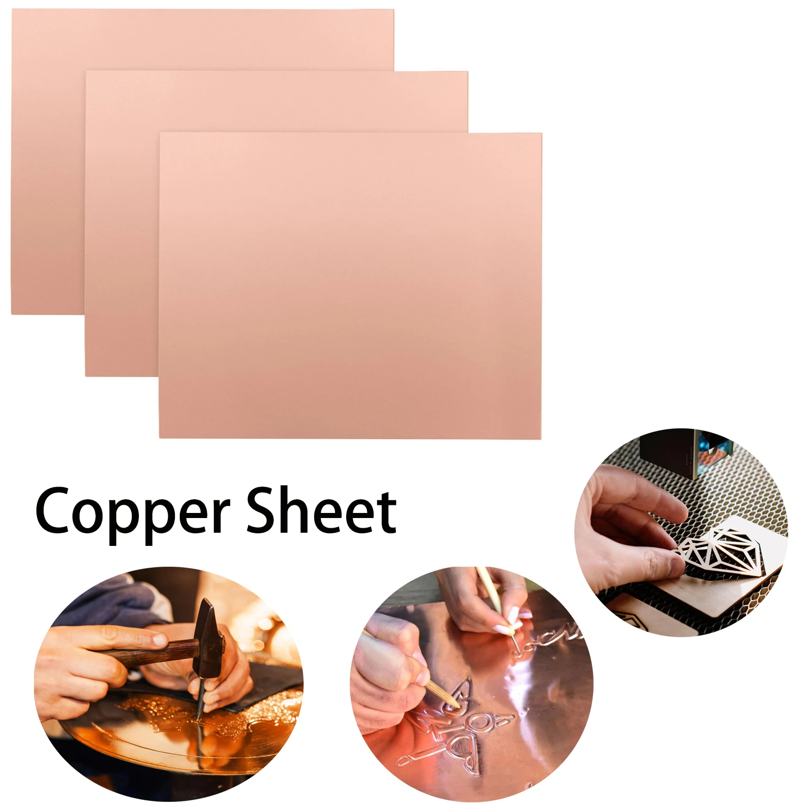 

Pure Copper Sheet Thick 1mm -1.6mm 100x100mm 150x150mm Cu Metal Sheet Foil Plate Copper Sheet Cutting CNC Frame Model Mould DIY