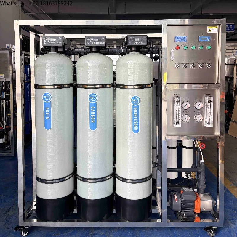 

Полностью автоматическая система фильтрации воды обратного осмоса на 1000 л/ч с ПЛК и насосом для очистителя промышленности