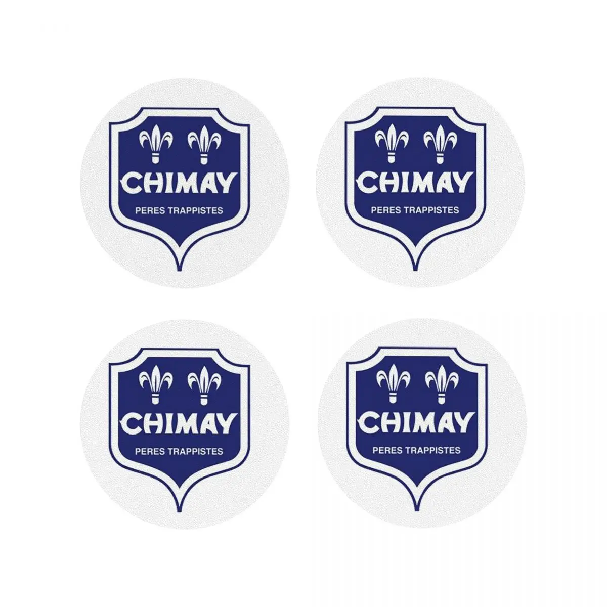 Chimay Logo Coasters Kitchen Placemats Non-slip Insulation Cup Coffee Mats For Decor Home Tableware Pads Set of 4